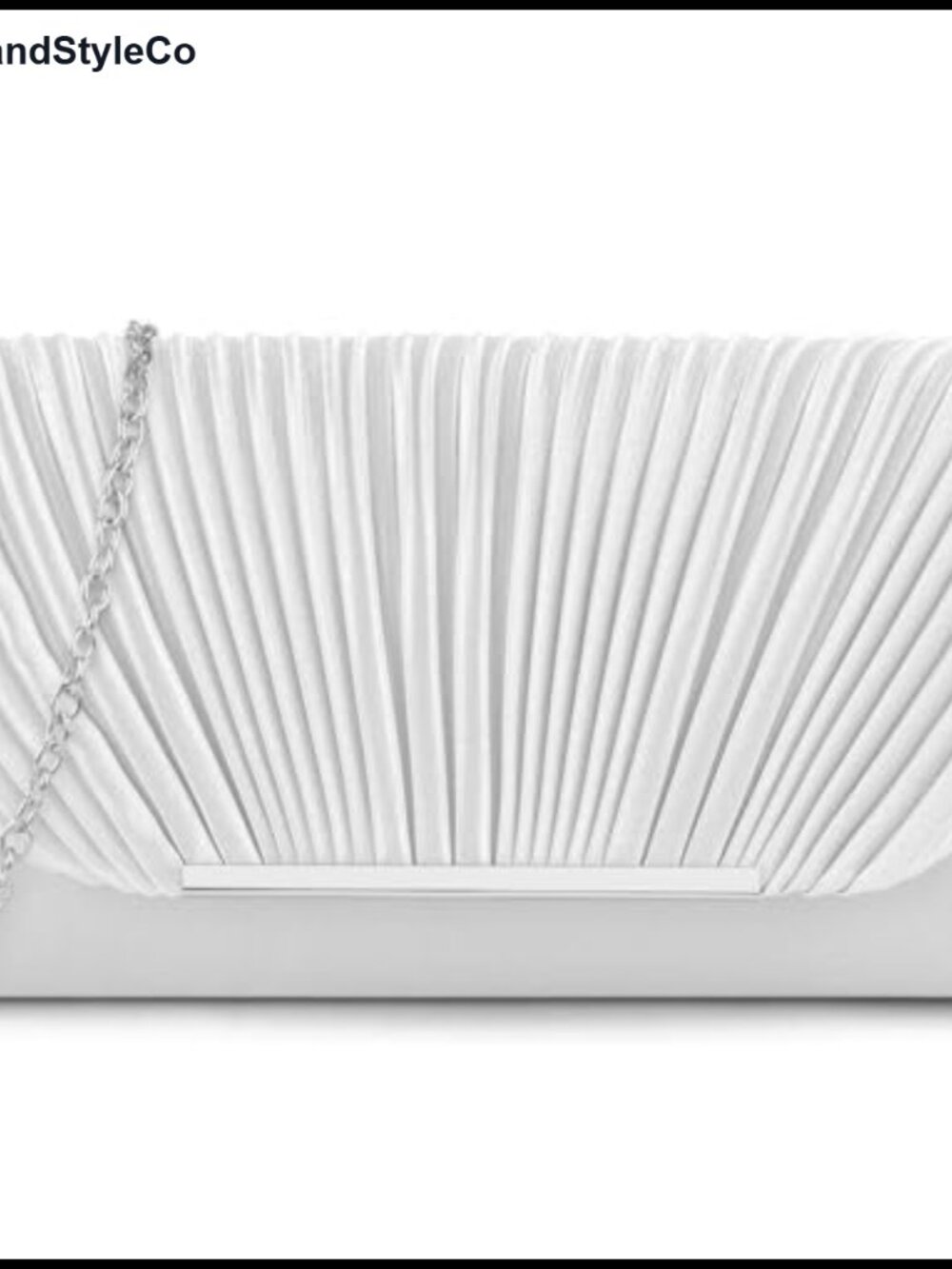 Milan Cloth Evening Clutch with Chain Crossbody Shoulder Bag
